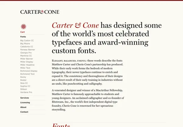 Carter and Cone