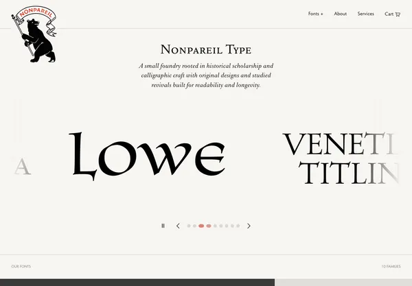 Nonpareil Type
